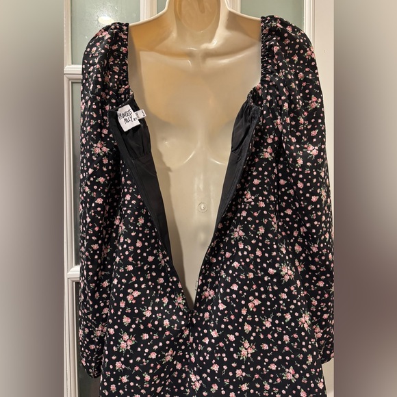 PRINCESS POLLY Floral Long Sleeve Dress - Picture 4 of 6